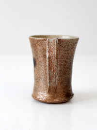 vintage studio pottery mug