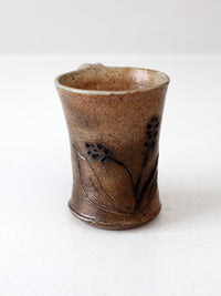 vintage studio pottery mug
