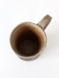 vintage studio pottery mug