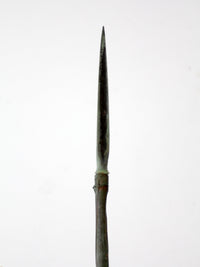 antique American lightning rods pair