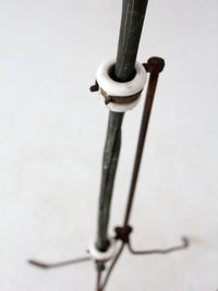 antique American lightning rods pair