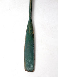 vintage painted wooden oar