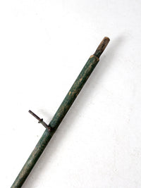 vintage painted wooden oar