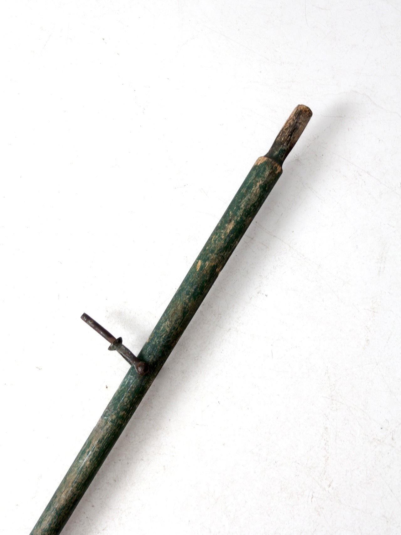 vintage painted wooden oar