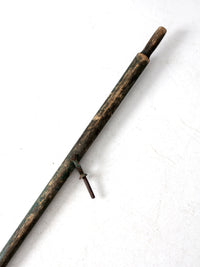 vintage painted wooden oar