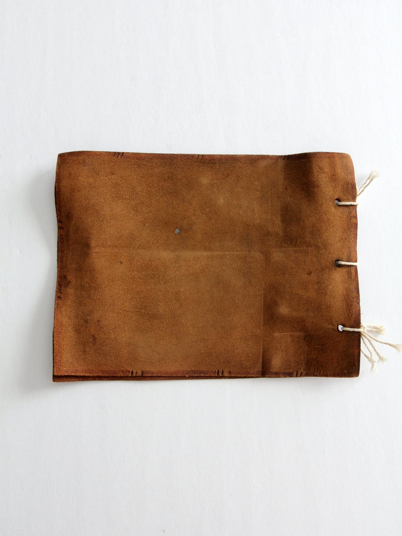 vintage painted suede souvenir album