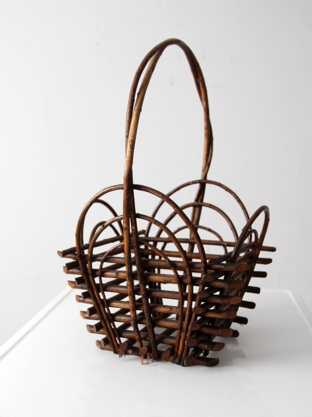 vintage twig basket