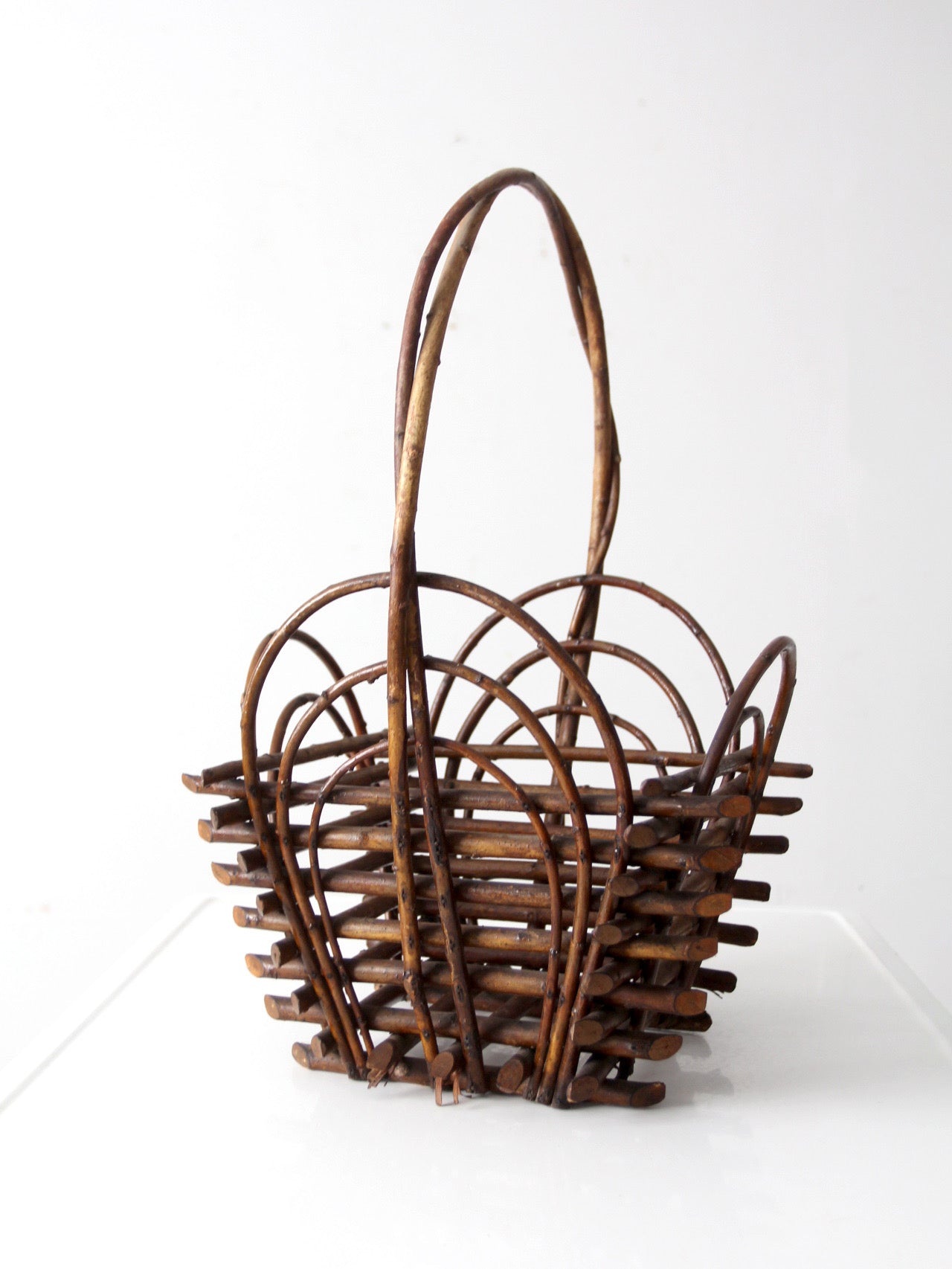 vintage twig basket