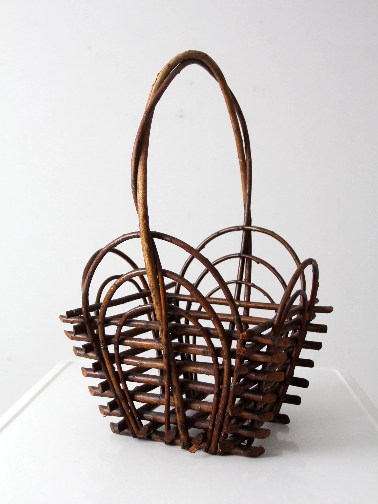 vintage twig basket