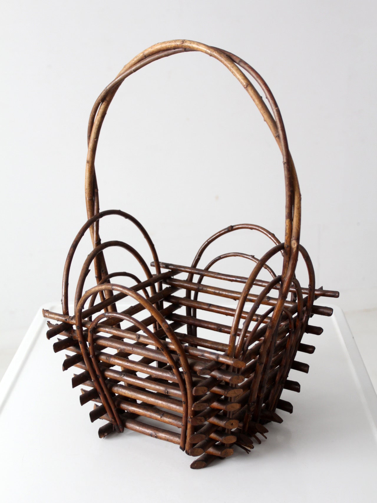 vintage twig basket