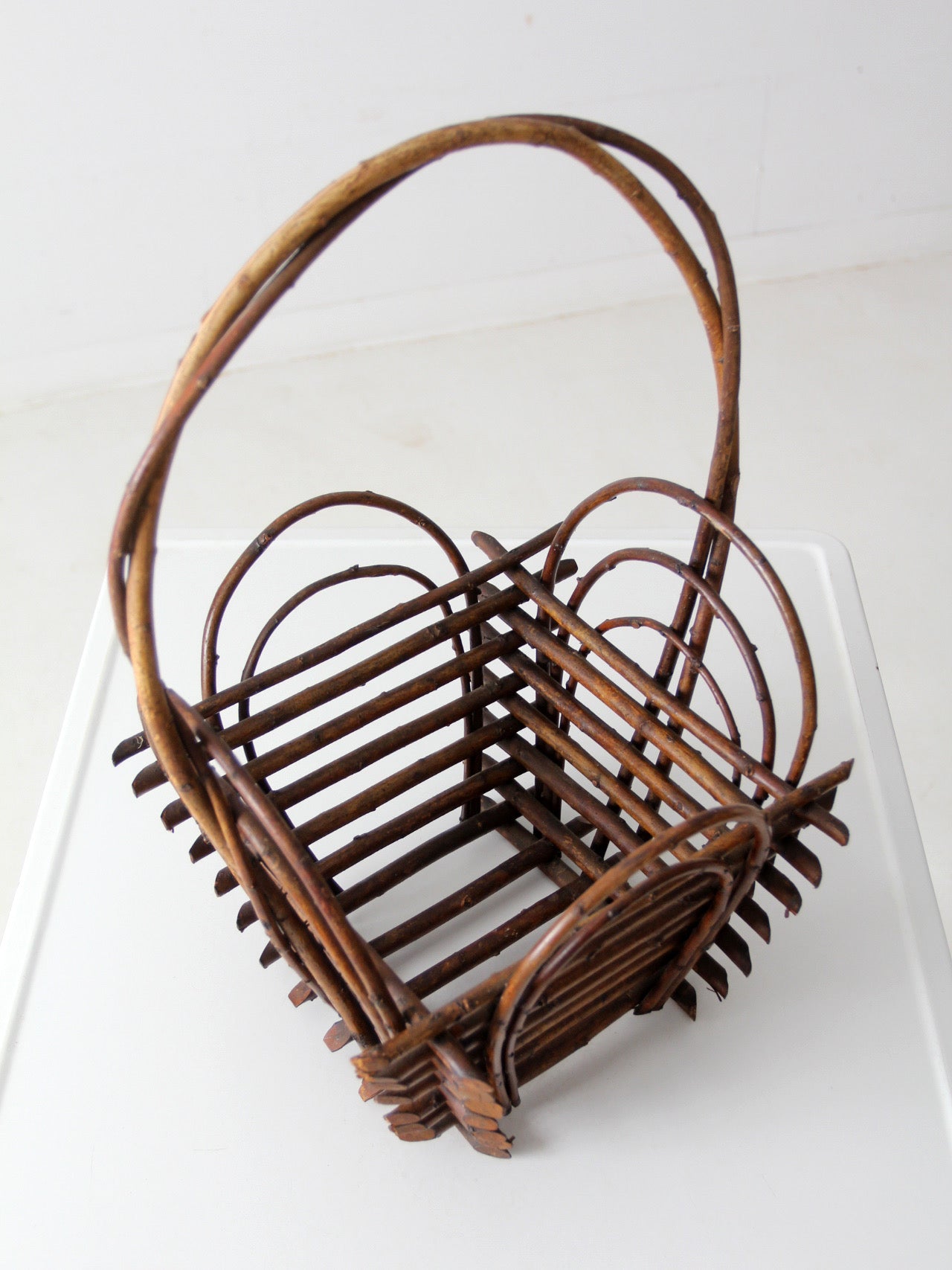 vintage twig basket