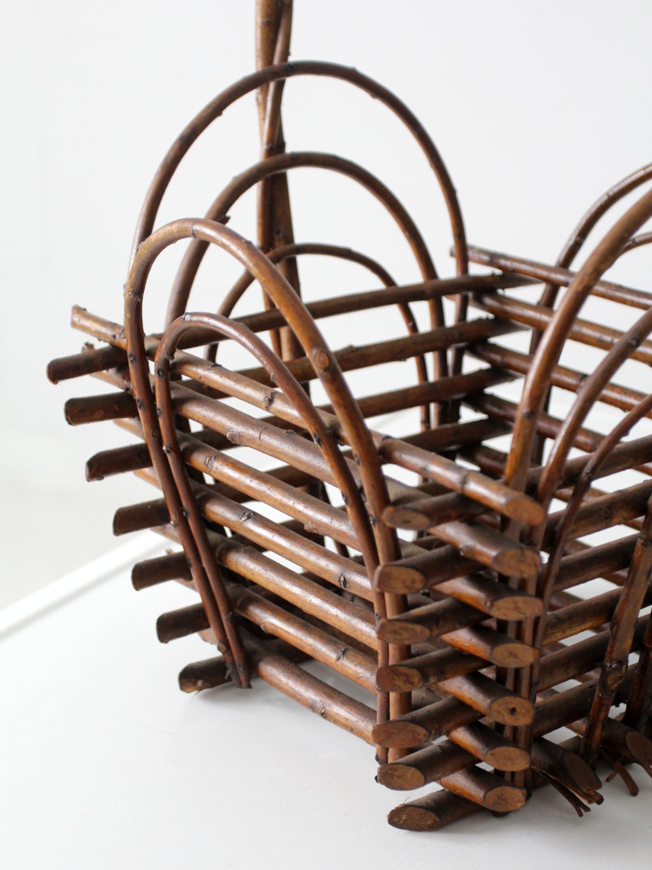 vintage twig basket