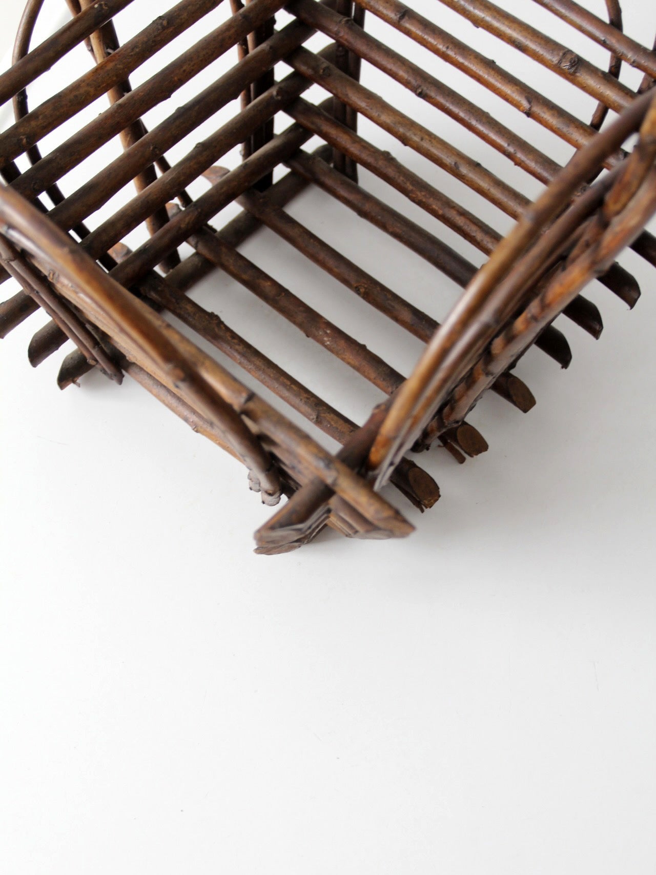 vintage twig basket