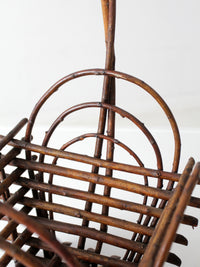 vintage twig basket