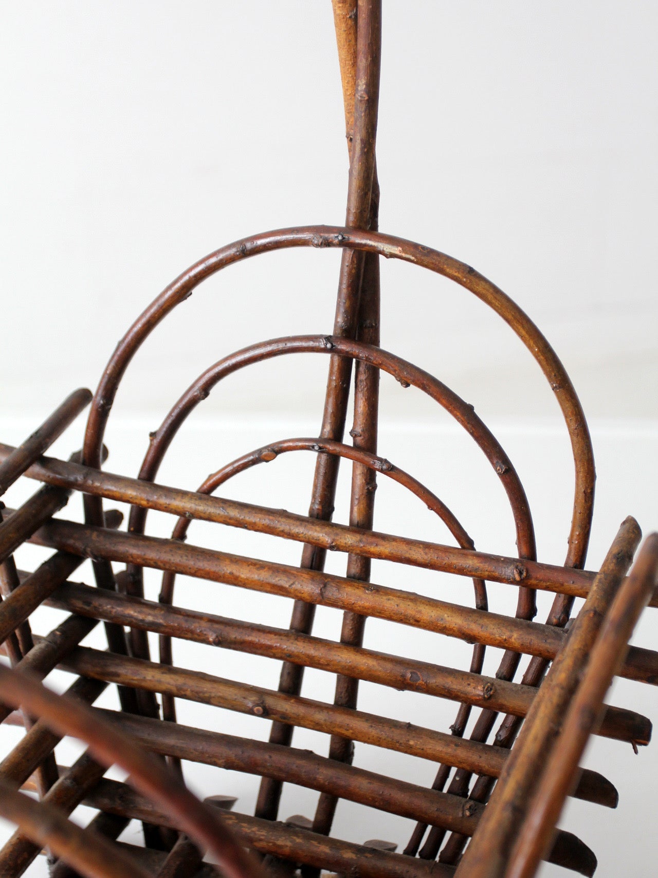 vintage twig basket