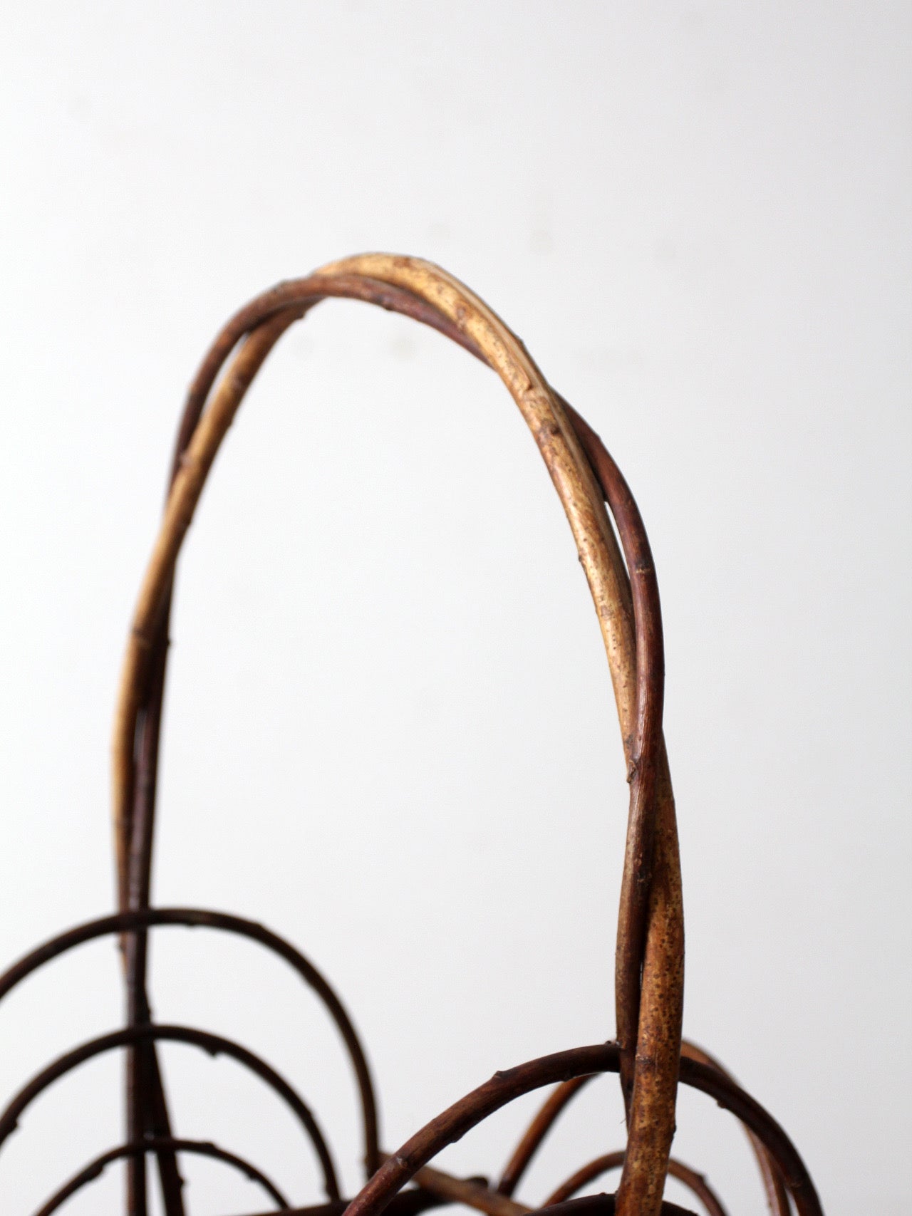 vintage twig basket