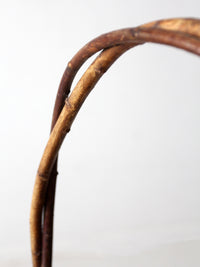 vintage twig basket