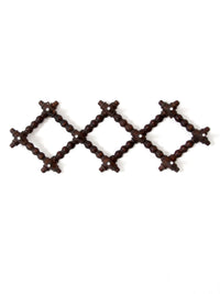 antique Victorian accordion wall rack