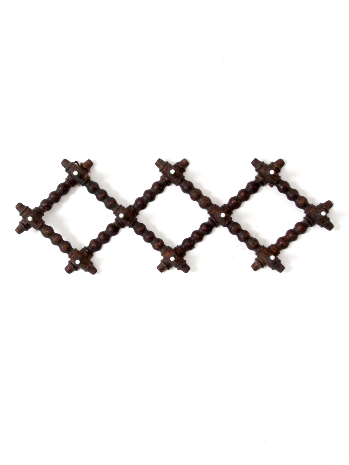 antique Victorian accordion wall rack