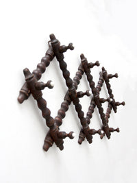 antique Victorian accordion wall rack