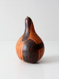 vintage Peruvian gourd art