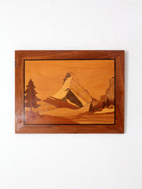 vintage hand-crafted marquetry art