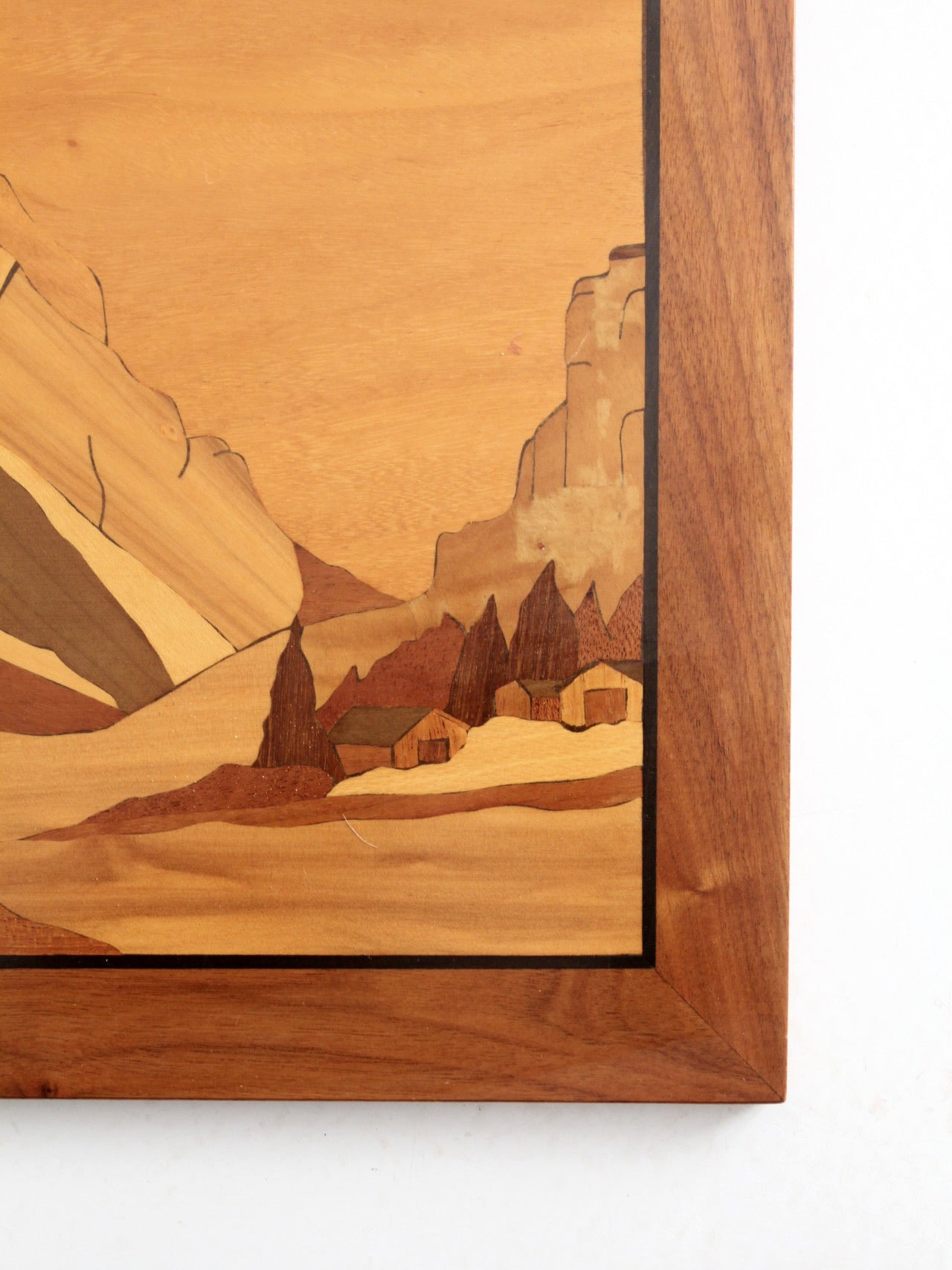 vintage hand-crafted marquetry art