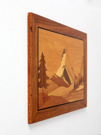 vintage hand-crafted marquetry art
