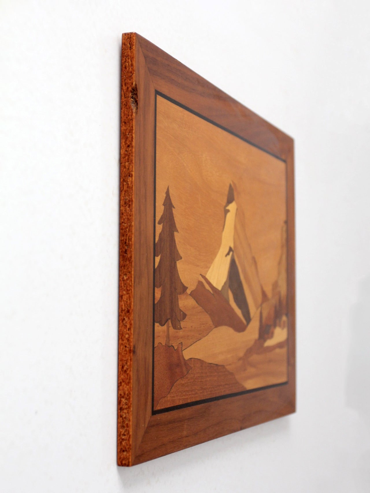 vintage hand-crafted marquetry art
