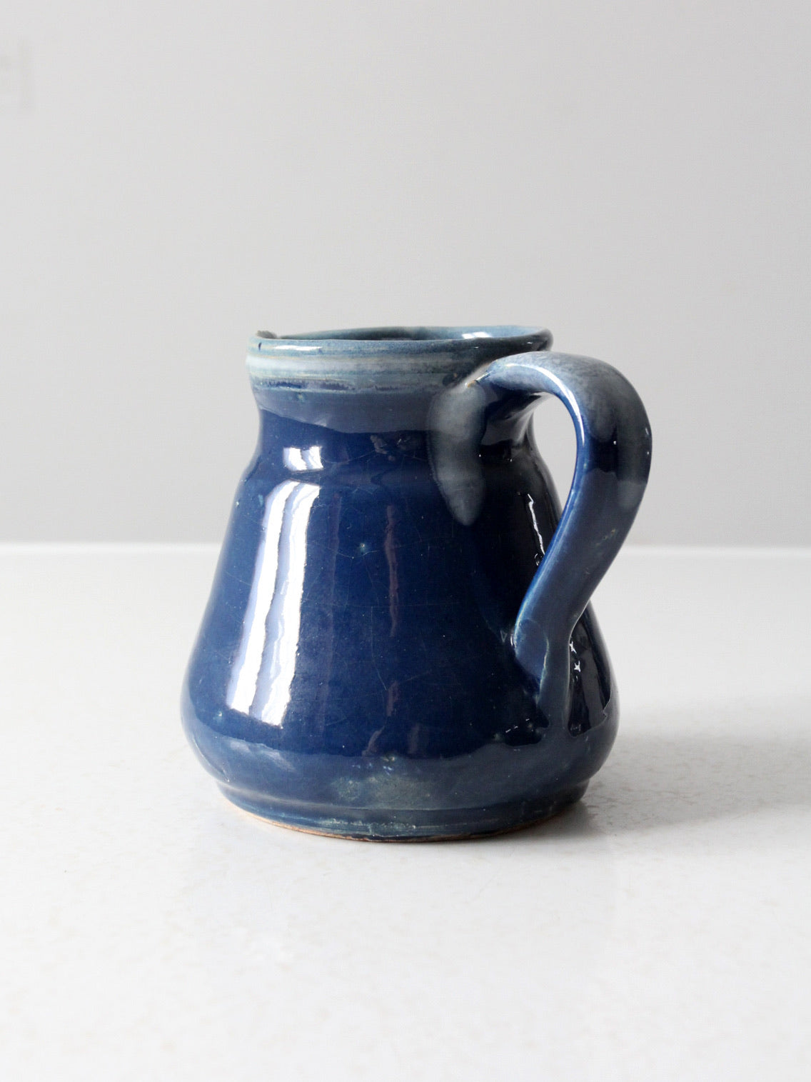 vintage studio pottery pitcher