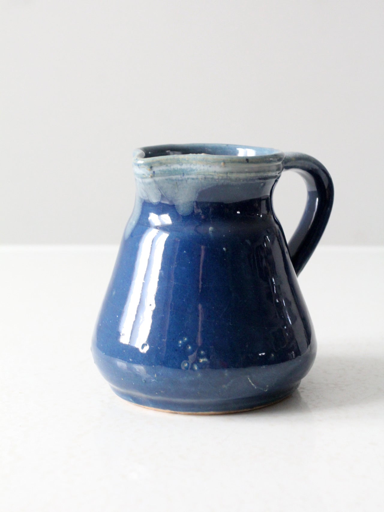 vintage studio pottery pitcher