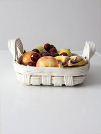 mid-century Italian fruit basket sculpture