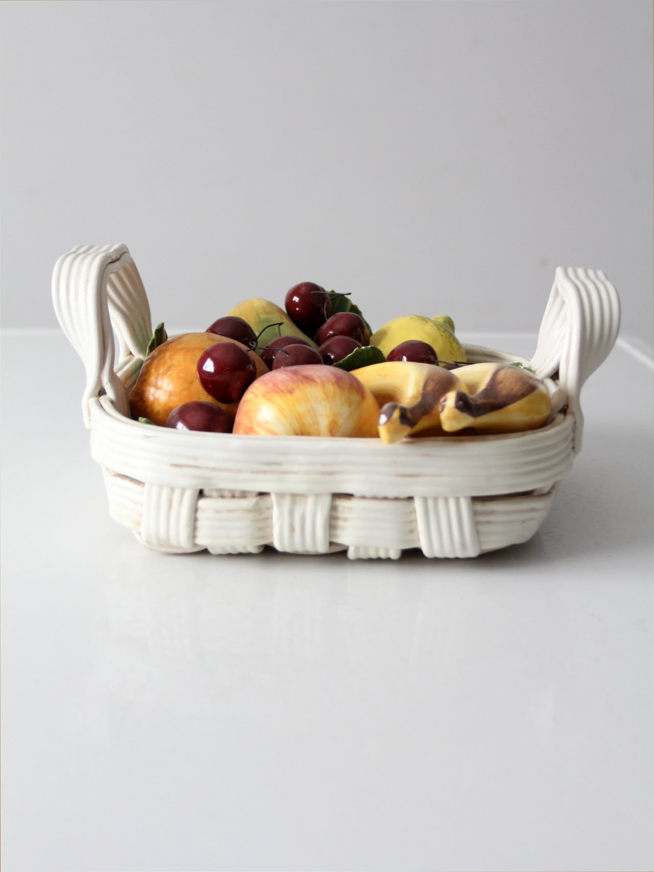 mid-century Italian fruit basket sculpture