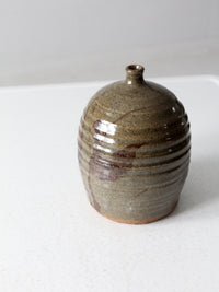 vintage studio pottery vase