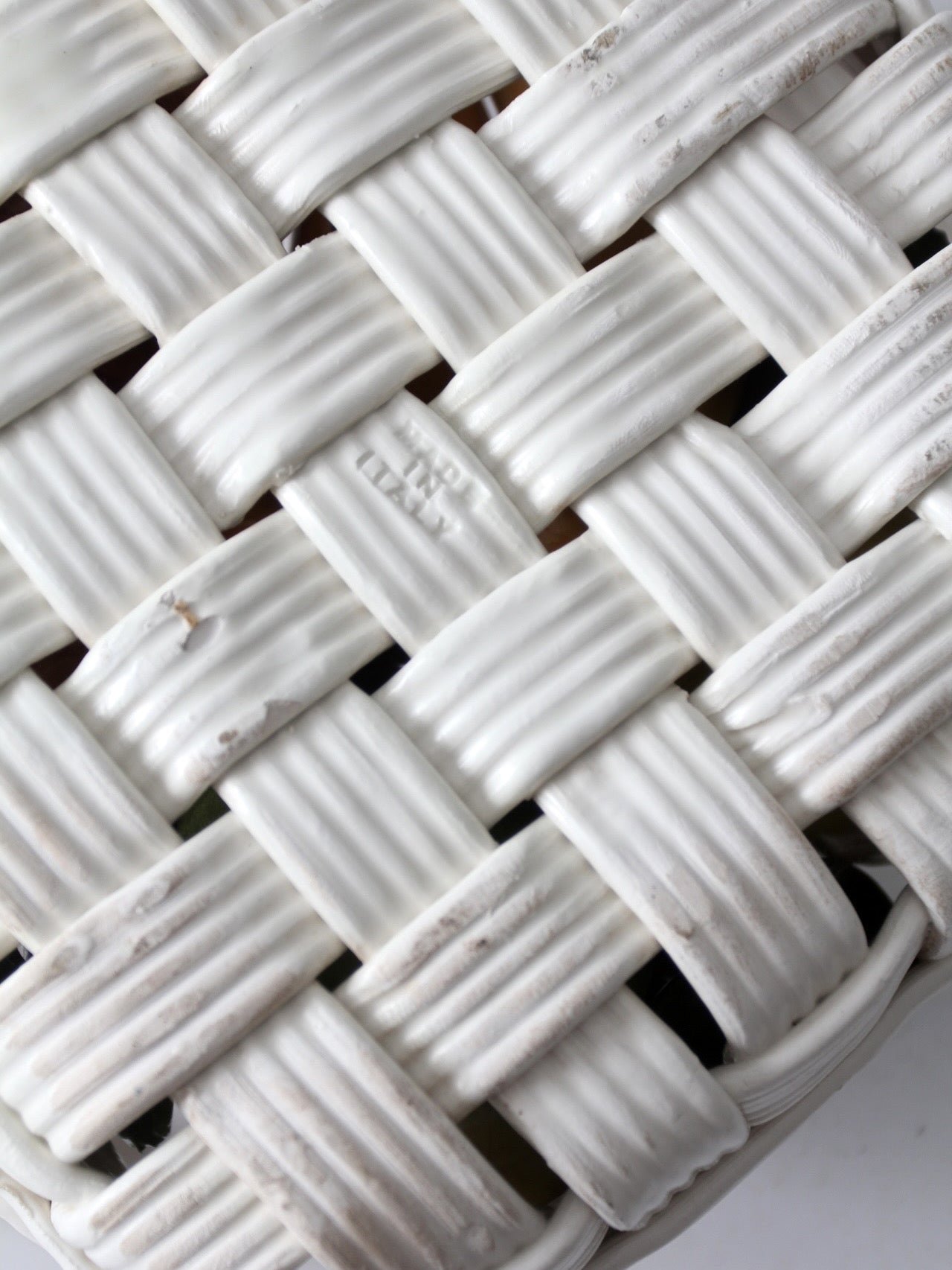 mid-century Italian fruit basket sculpture