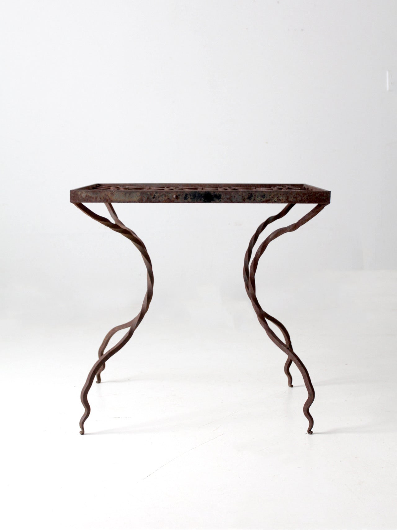 antique wrought iron table
