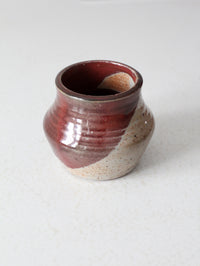 vintage studio pottery vase