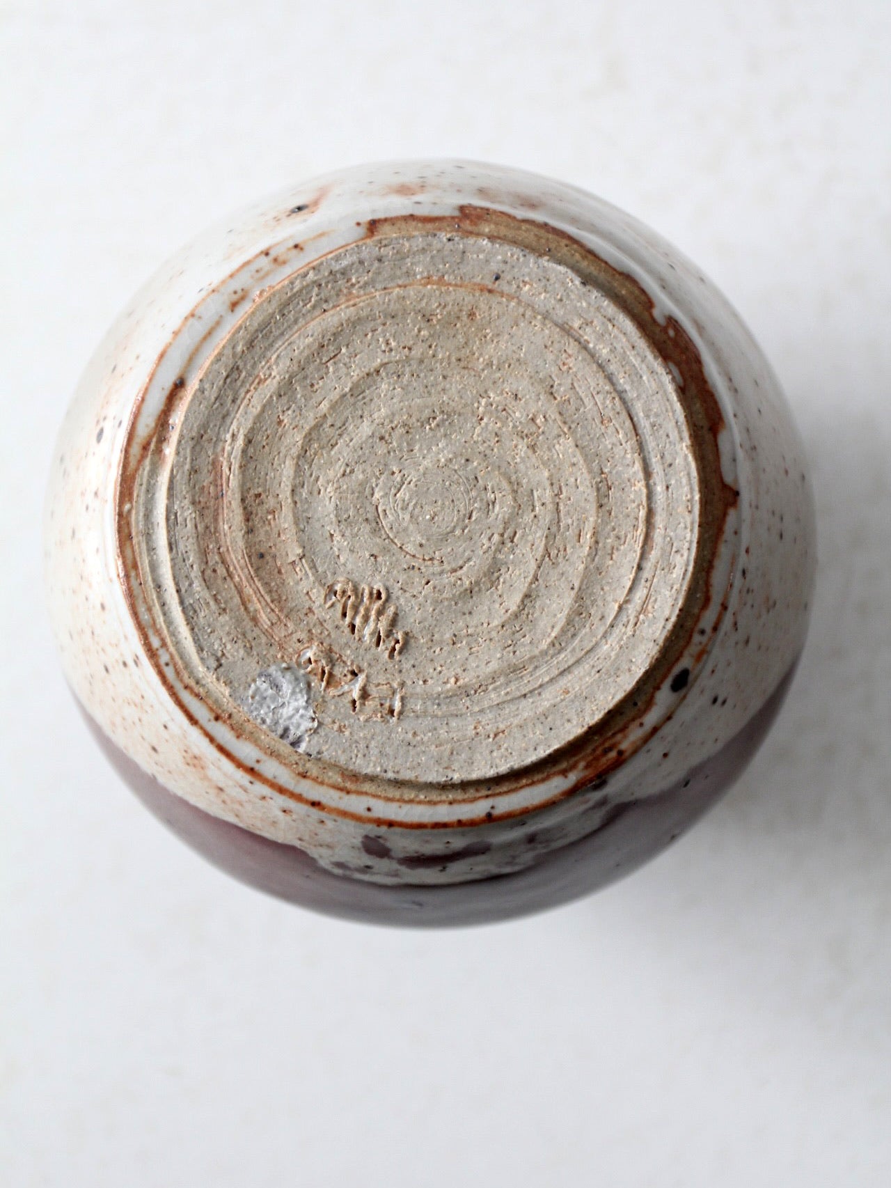 vintage studio pottery vase