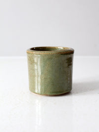 vintage studio pottery cachepot vase