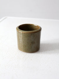 vintage studio pottery cachepot vase