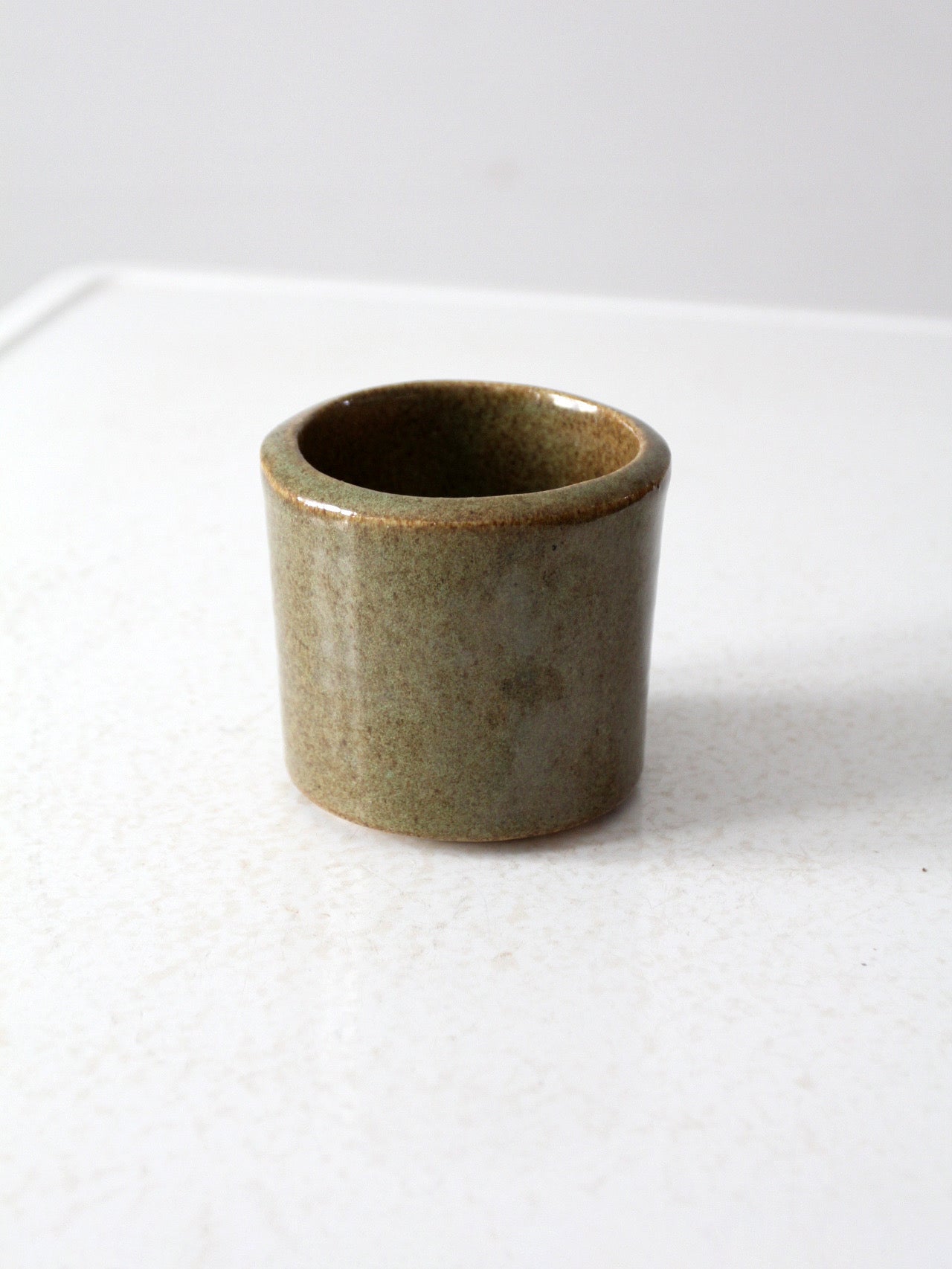vintage studio pottery cachepot vase