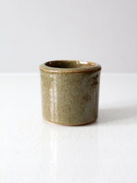 vintage studio pottery cachepot vase