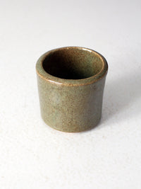 vintage studio pottery cachepot vase