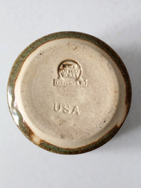 vintage studio pottery cachepot vase