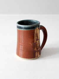 vintage studio pottery mug