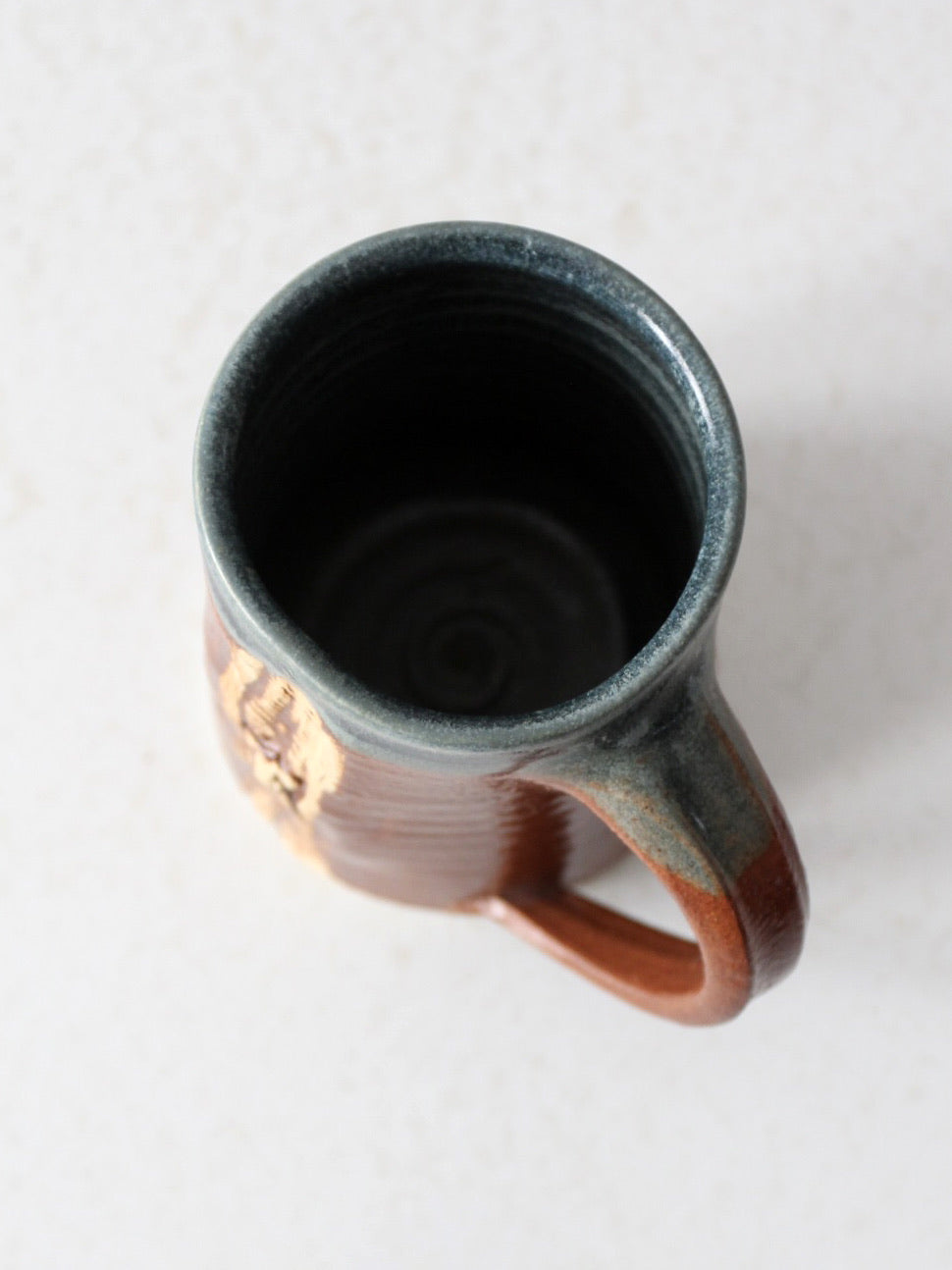 vintage studio pottery mug