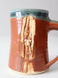 vintage studio pottery mug
