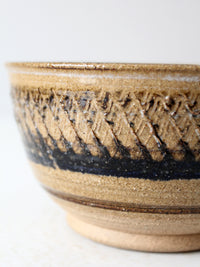 vintage studio pottery bowl