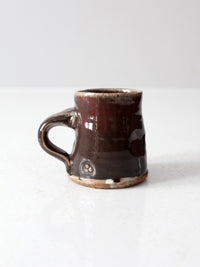 vintage studio pottery  mug