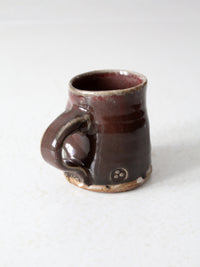 vintage studio pottery  mug